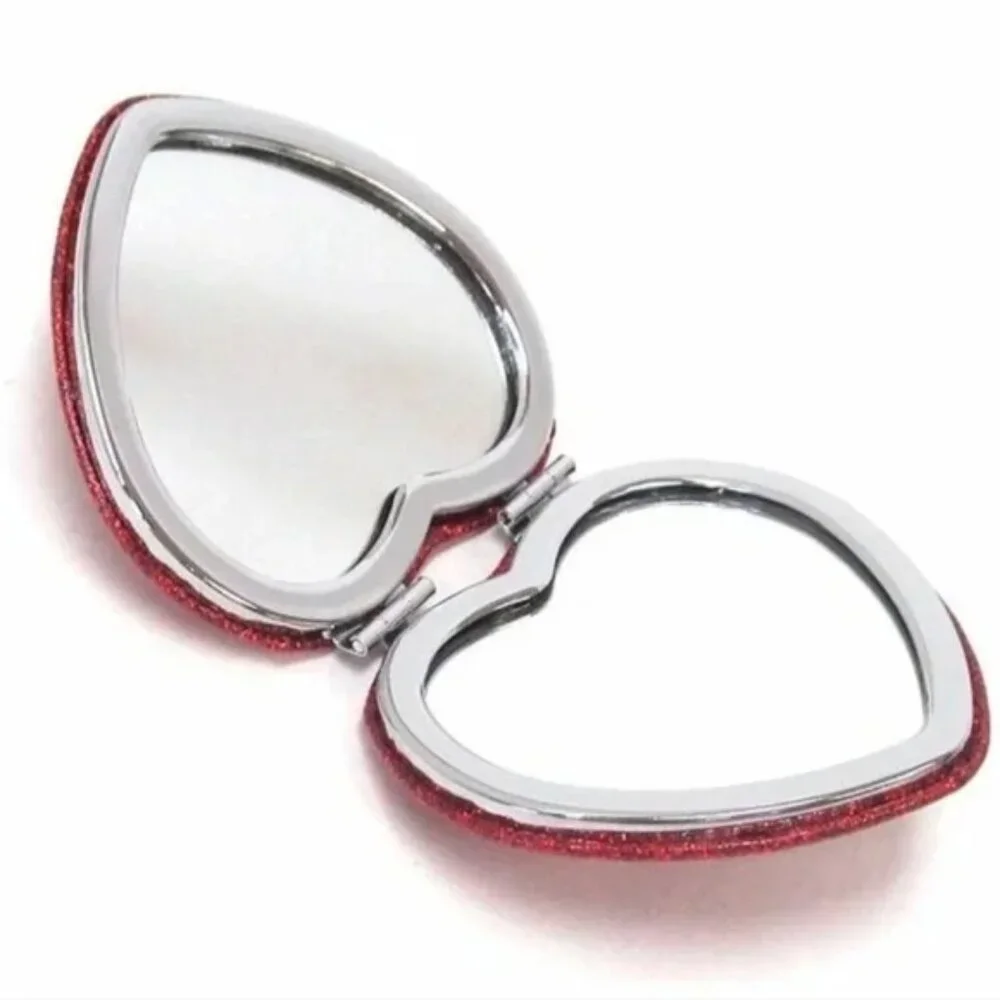 Coach Glitter Heart Compact Mirror - NWT